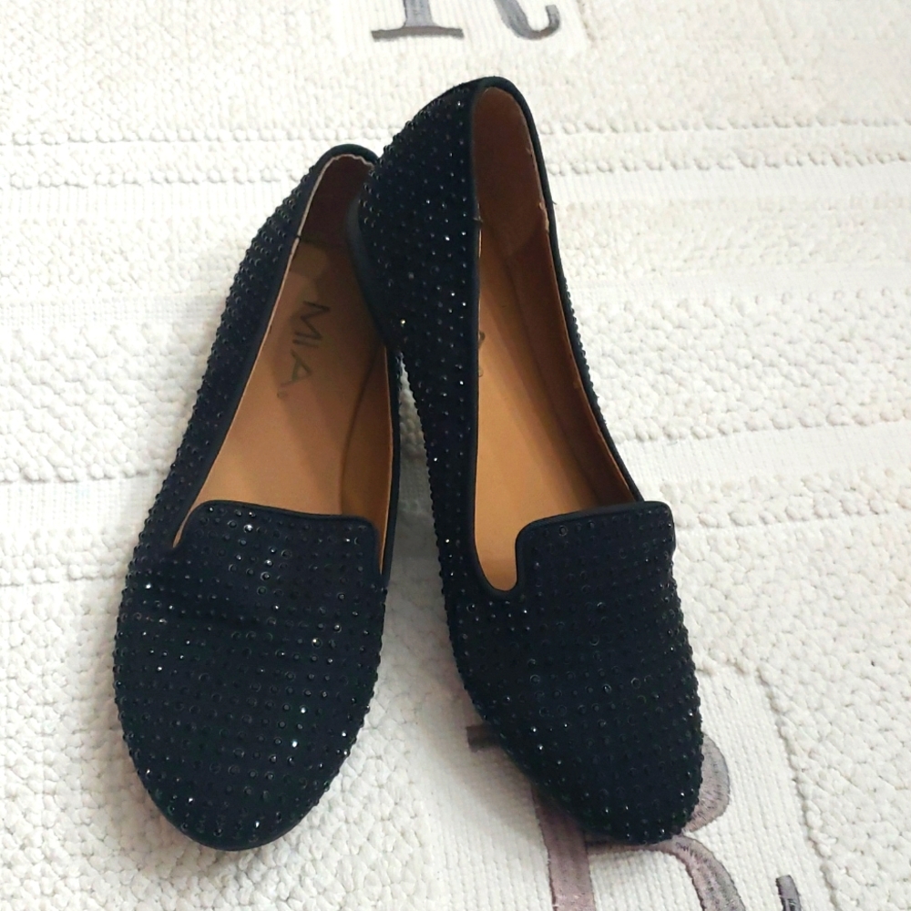 MIA DAZZLED SEQUINED FLATS